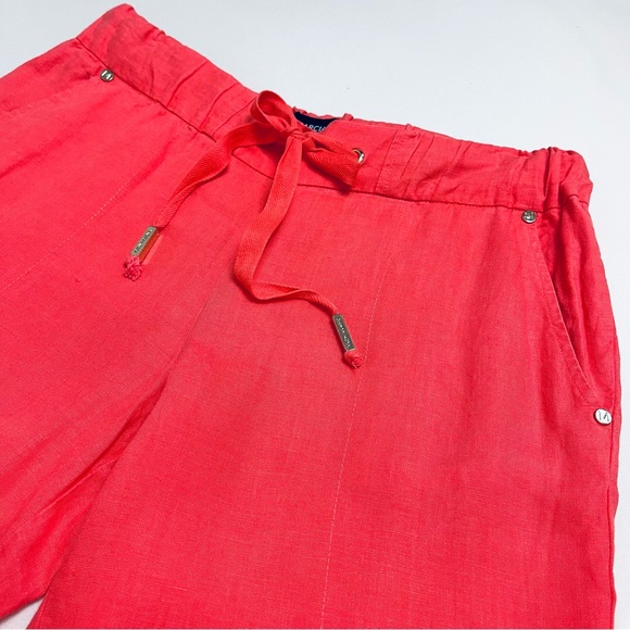 MARCIANO Leauca Drawstring Flare Linen Beach Trouser - Picture 7 of 14